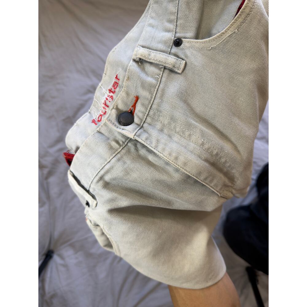 FOURSTAR Light Washe Denim Wide Straight Leg Jeans - Picture 9 of 9